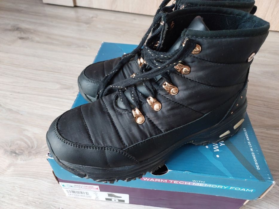 Sketchers D'lites damskie zimowe sneakersy r.37
