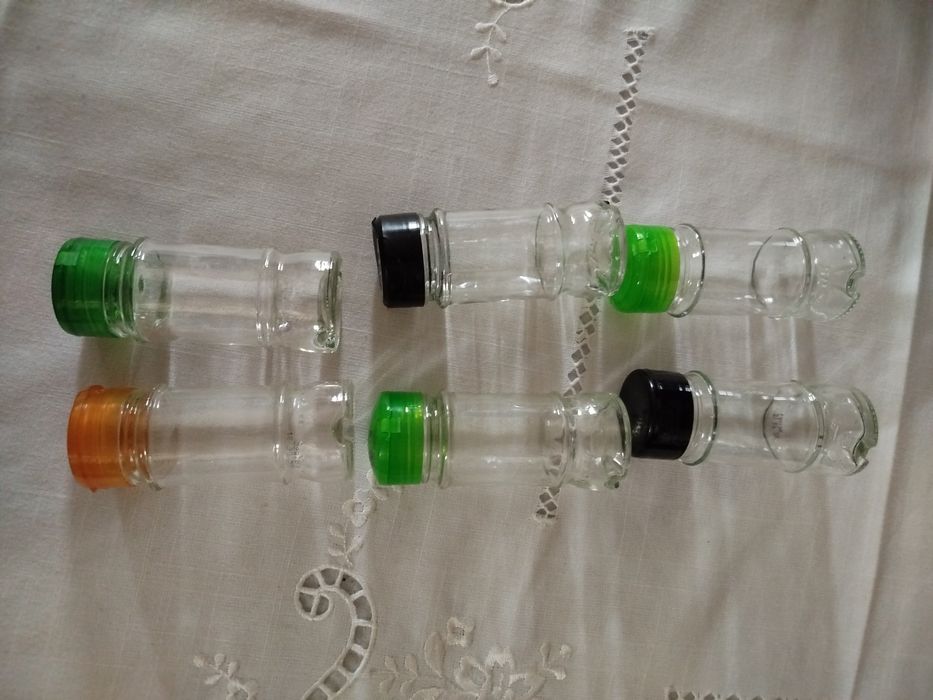 6 frascos de especiarias