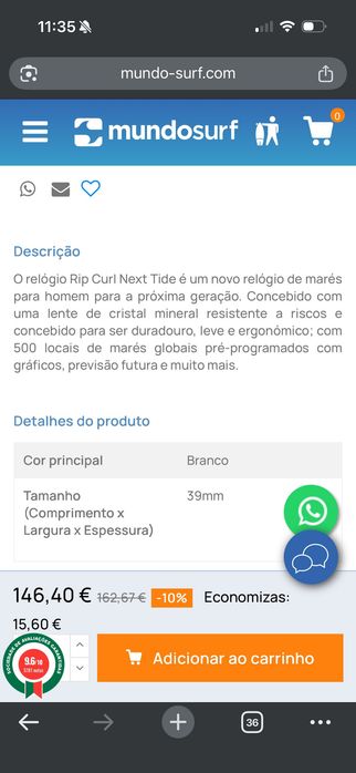 Surf Watch RIP Curl