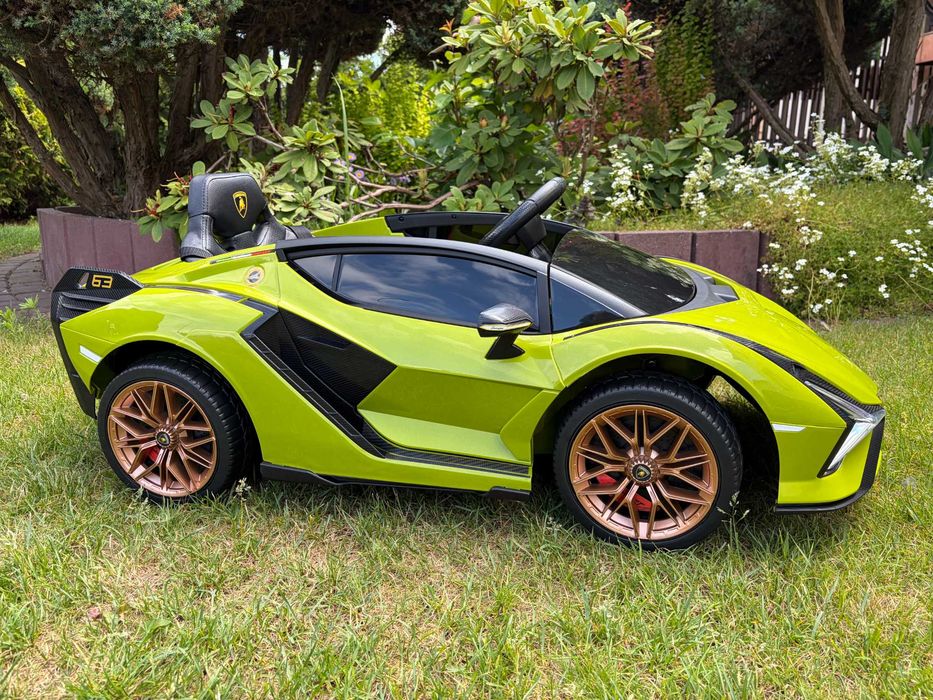 Auto na akumulator dla dzieci Lamborghini SIAN Pilot Wolny Start Audio LED Samochód dla dziecka elektryczny