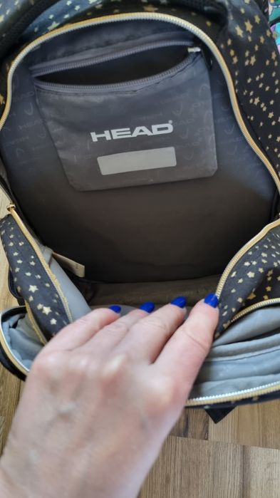 Plecak head i zara szkolne 2 szt + rogal podróżny