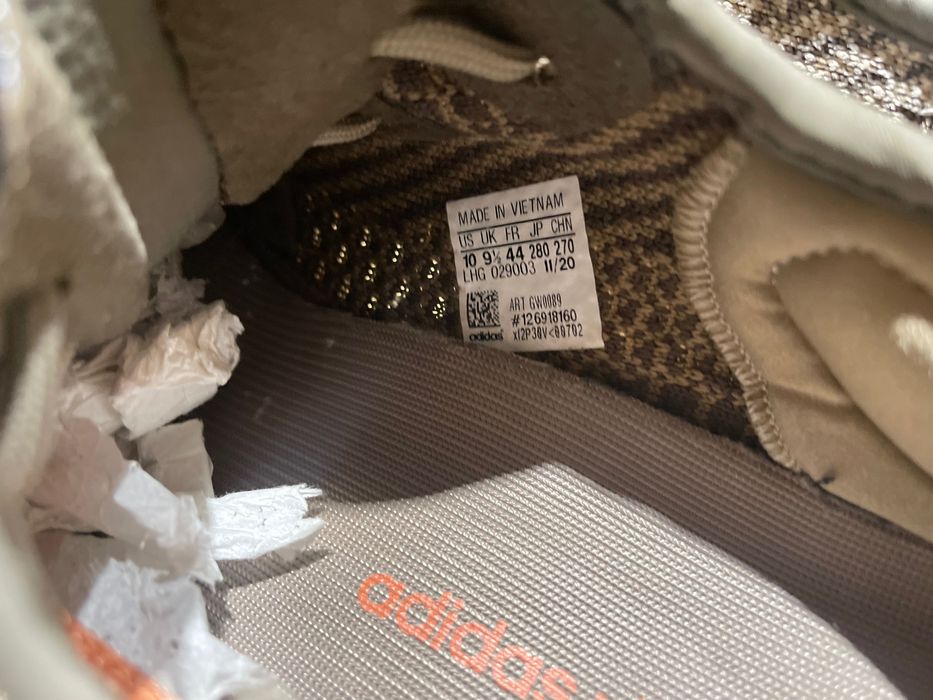 adidas Yeezy boost 350 v2 ash stone 44 onyx zebra slate