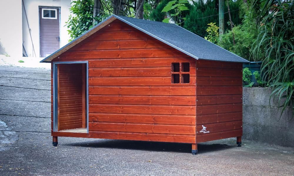 Casotas&Companhia! - Casota em Madeira Mod. Zeus XXXL Lite