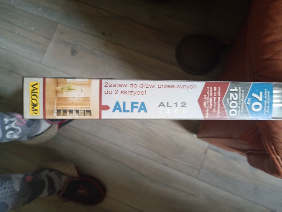 Zestaw do drzwi przesuwnych do 2 skrzydeł Alfa Ale 12
