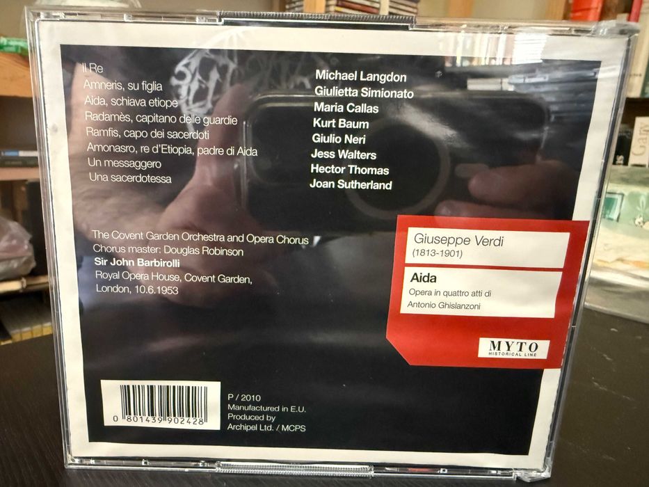Verdi – Aida – Maria Callas, Simionato, Baum, Neri – John Barbirolli