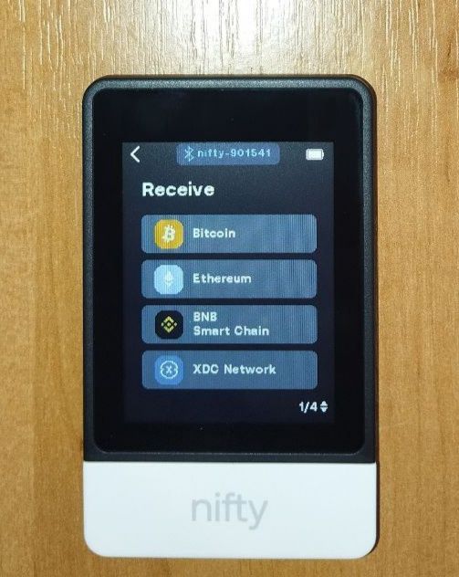 Холодный крипто кошелек SecuX Nifty