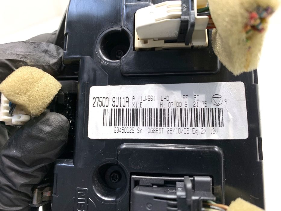 PANEL STEROWANIA NAWIEWU NISSAN NOTE E11 275009U11A Hatchback 05-13
