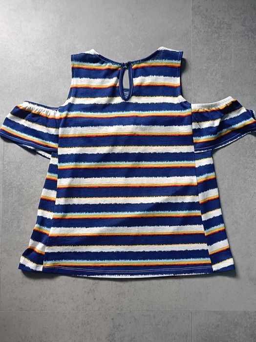 Bluzka w paski hiszpanka Reserved Xs
