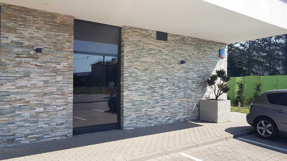 Panel Ścienny Łupek Beige Kamień Naturalny Panel Dekoracyjny 36x10