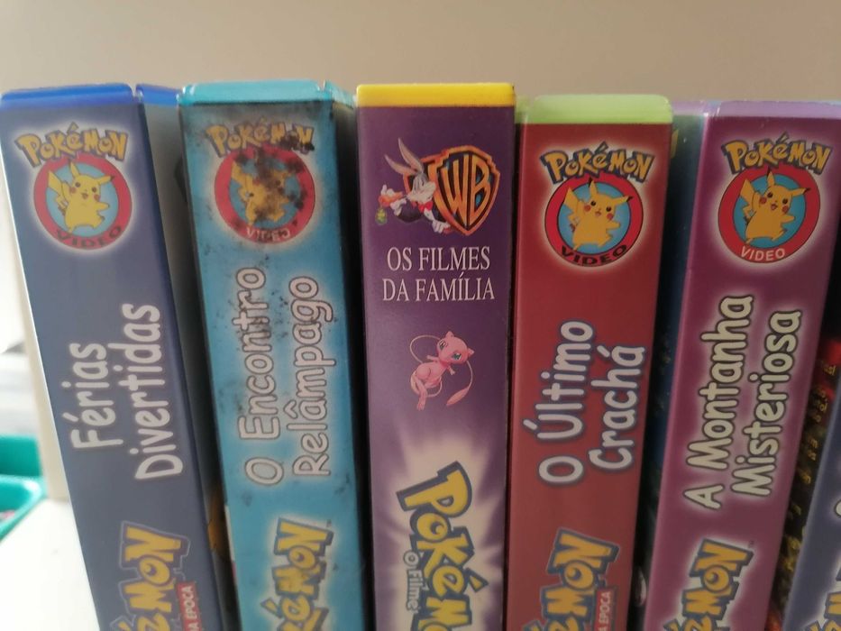 Pokémon coleção 8 VHS Aceito Pi