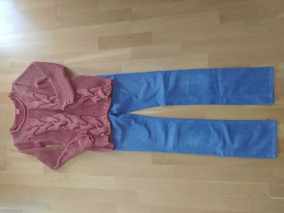 Spodnie LEE, bluzka i sweter