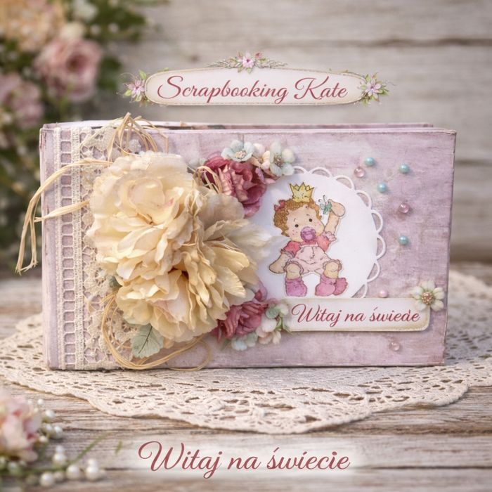 Album Scrqpbooking dla dziewczynki