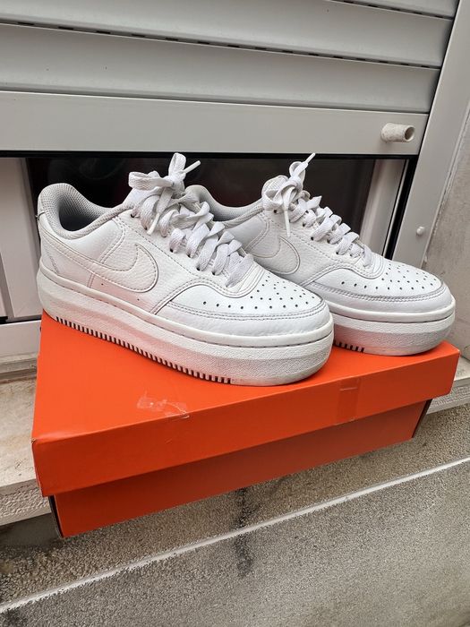 Nike Court Vision Alta - Branco (Plataforma)