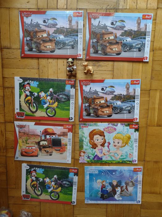 Zestaw puzzli Disney figurki gratis
