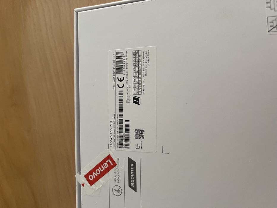 Lenovo Tab Plus 11.5” – 8GB / 128GB – Como Novo – Caixa e Acessórios