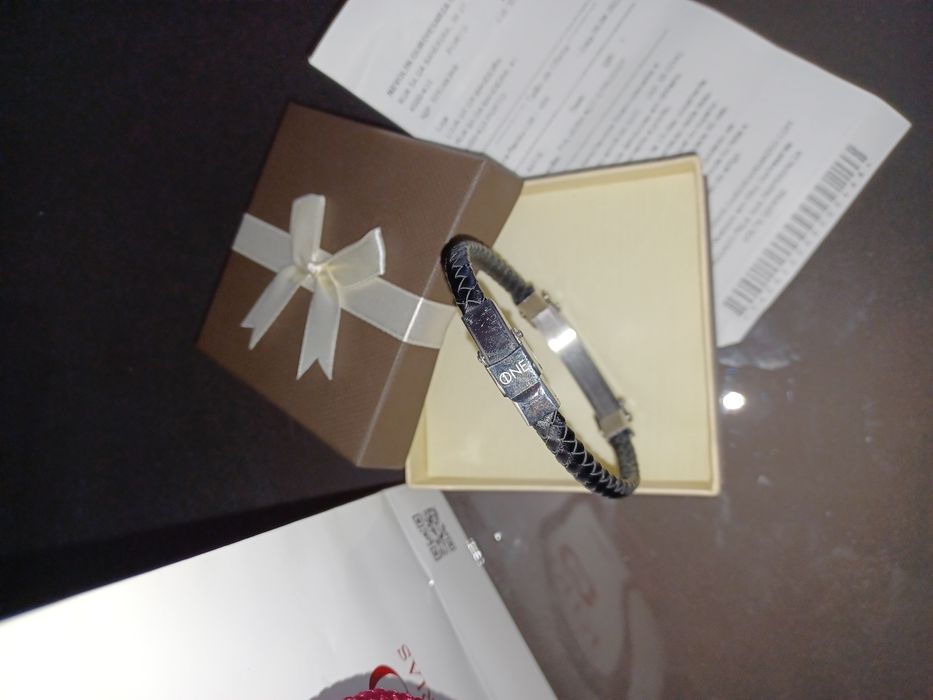 Pulseira couro da One