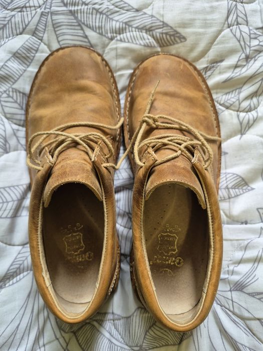 Skórzane buty męskie rozmiar 45