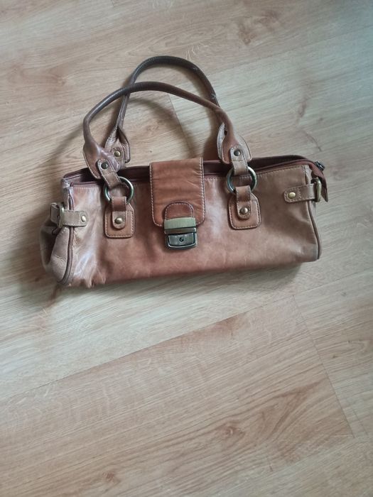 Torba jamnik z prawdziwej skórki