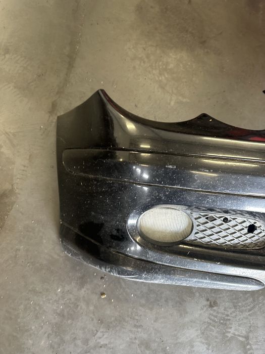 Zderzak przód przedni czarny mercedes w203 coupe kod lakieru 040
