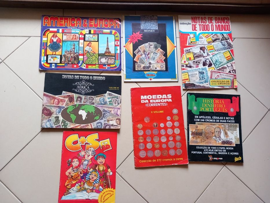 Cadernetas antigas completas algumas raras