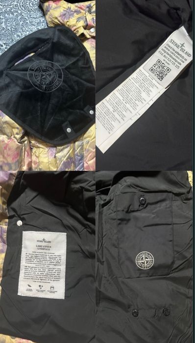 Пуховик Stone Island x Supreme S