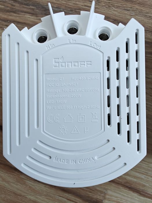 Sonoff D1 - Dimmer inteligente