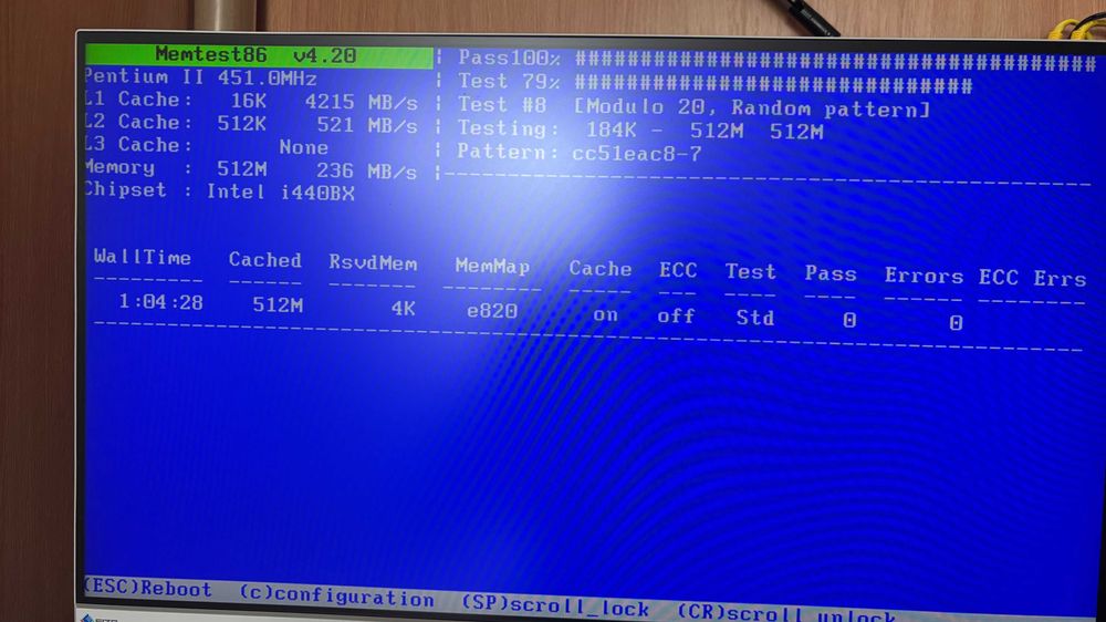 Komputer Pentium II 450Mhz 512MB Ram  Ati Rage 128GL Windows 98SE