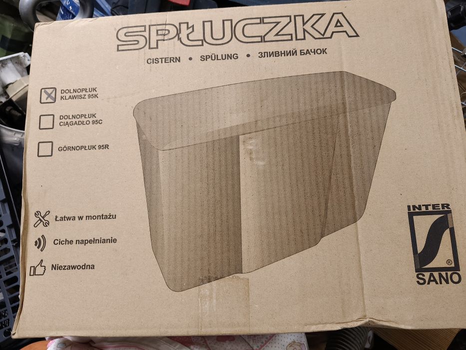 Spłuczka plastikowa