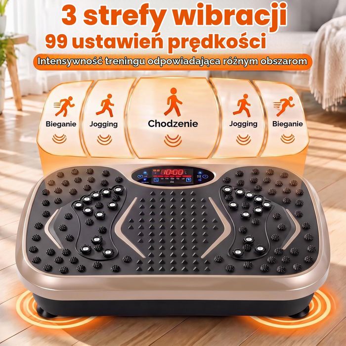 Platforma wibracyjna TLGREEN TQ-0103 200 W 99 poziomów 5 programów pilot