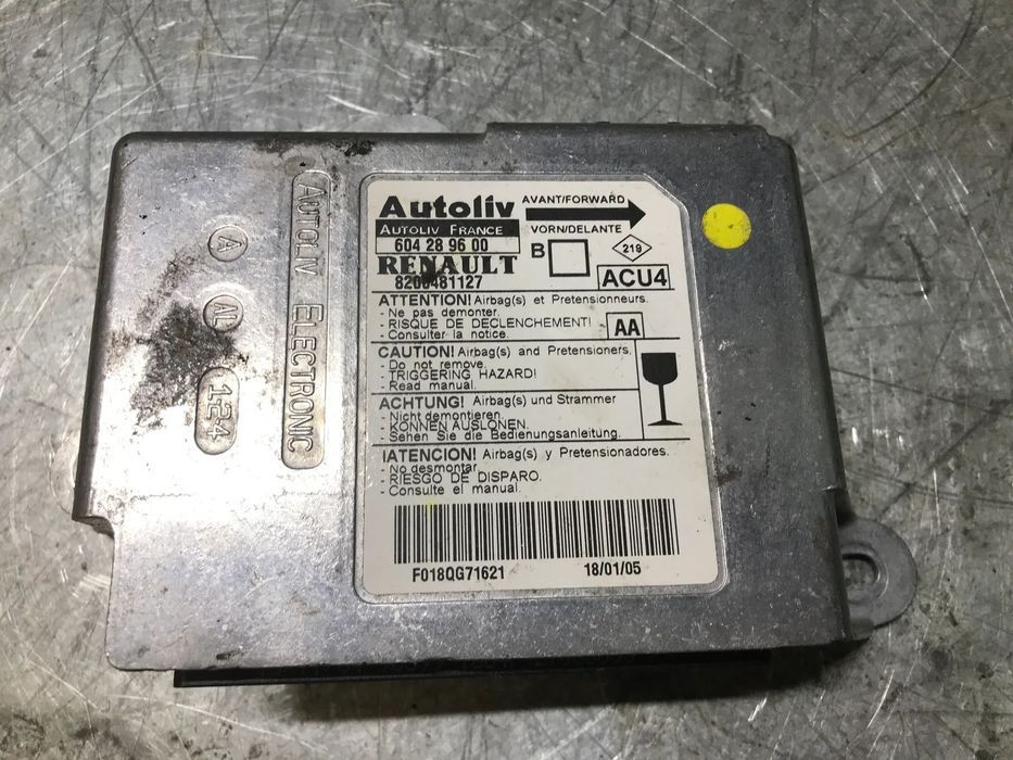 CENTRALINA DO AIRBAG RENAULT MEGANE II - REF. 604289600 8200481127