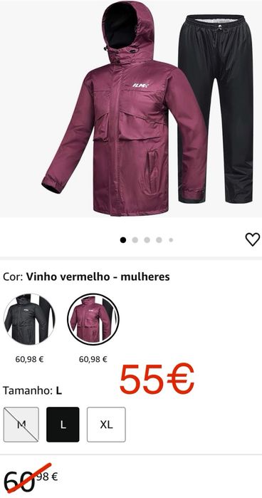 Roupa de chuva Feminino