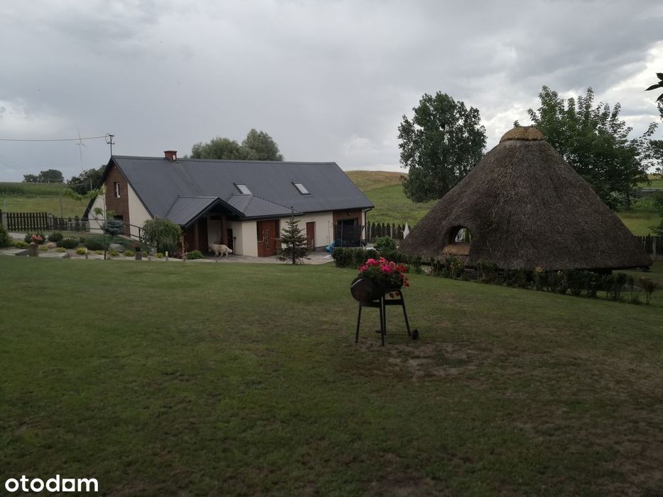 Działka rekreacyjna z mieszkalną zabudową