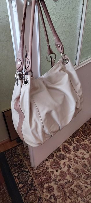Piekna duża damska torebka włoska Mario Marini