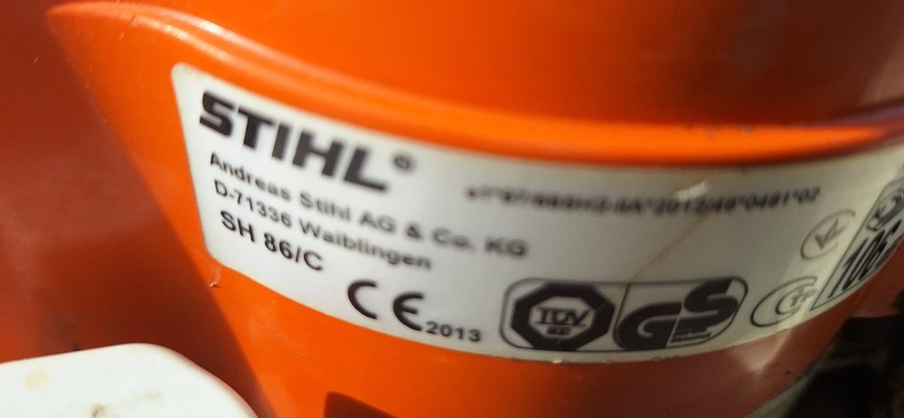 Dmuchawa spalinowa do liści  Stihl SH 86 odkurzacz