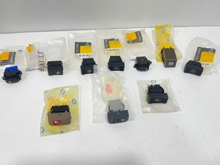 Interruptor botão Renault Novos Originais Vários Modelos