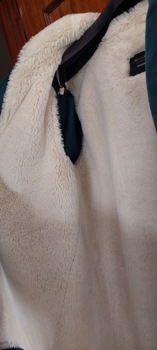 Casaco de pêlo removível