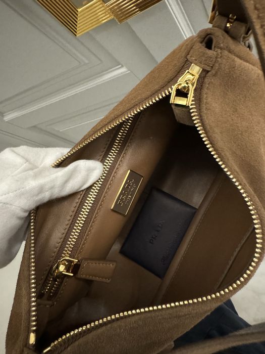 Torebka Prada Brown Suede