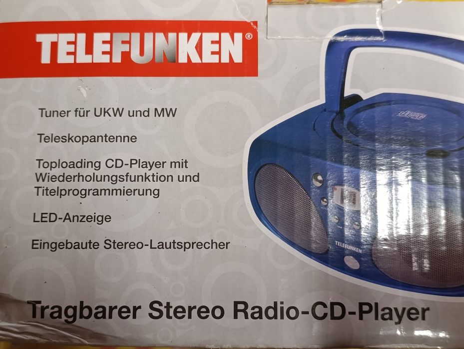 Radio odtwarzacz CD  firmy telefunken