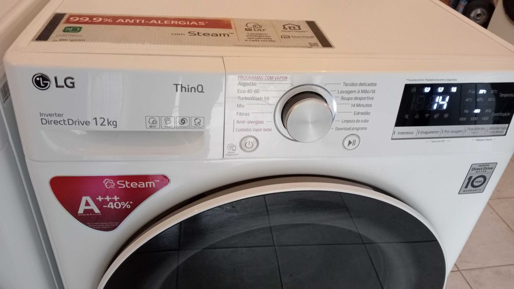 Máquina de lavar roupa LG 12 kg