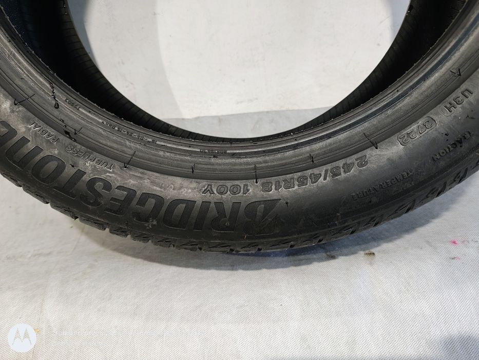 Bridgestone Turanza T005 245/45/18 Letnie Sztuka 7.2mm DOT2022 Uzywane