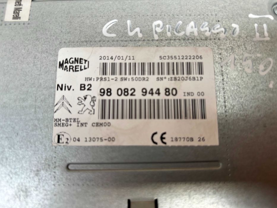 Radio Citroen C4 Picasso II