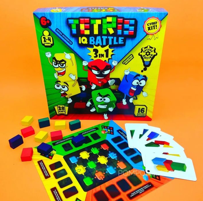 Настольная игра Tetris IQ Battle 3в1 Danko Toys