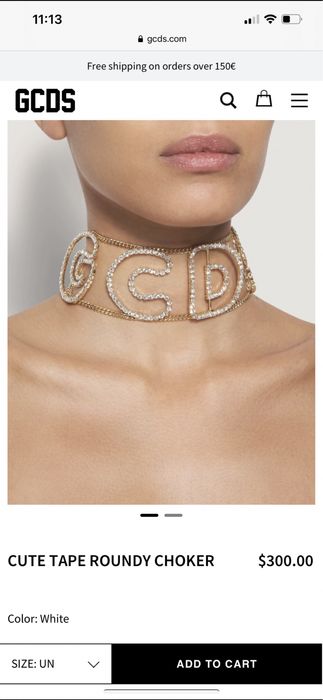 Чокер GCDS , Magda Burtrym, Alessandra Rich