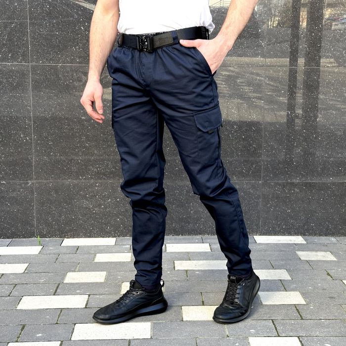 Чоловічі утеплені карго штани /зимові брюки/