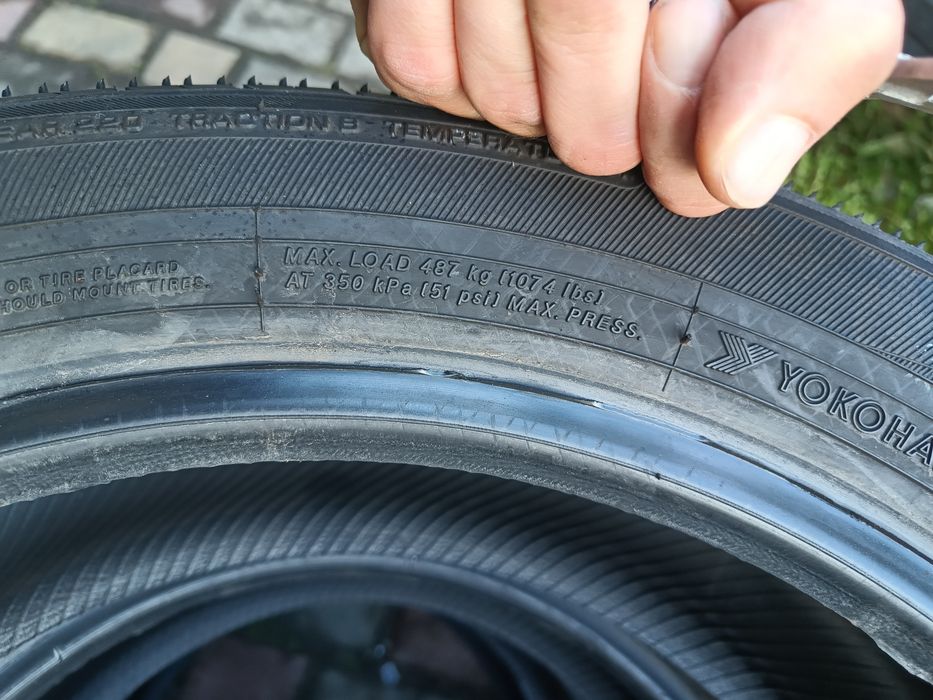 Шини YOKOHAMA не вживані 185/55 r16 24рік
