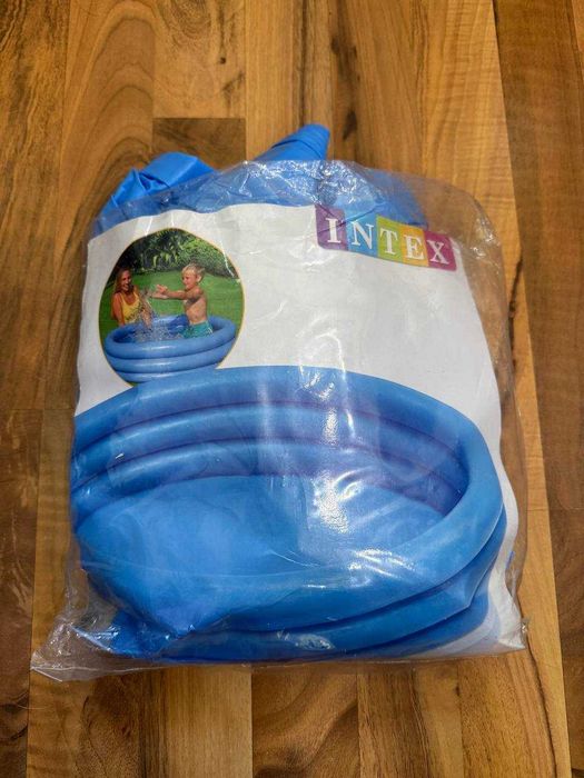 Басейн надувний 59416NP трикільцевий Crystal Blue Pool