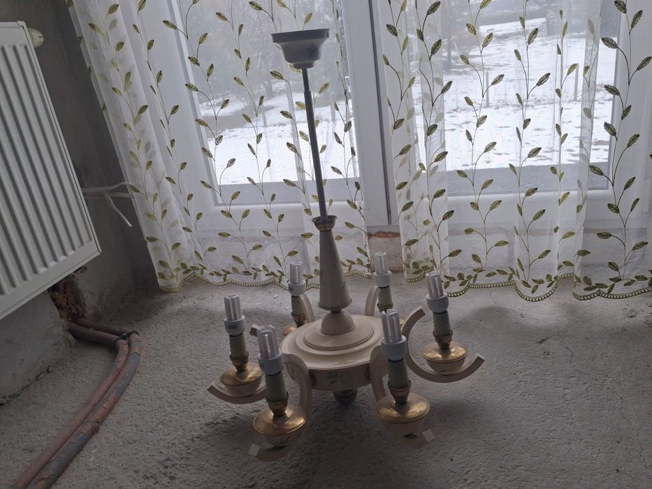 Żółty Żyrandol Wiszący