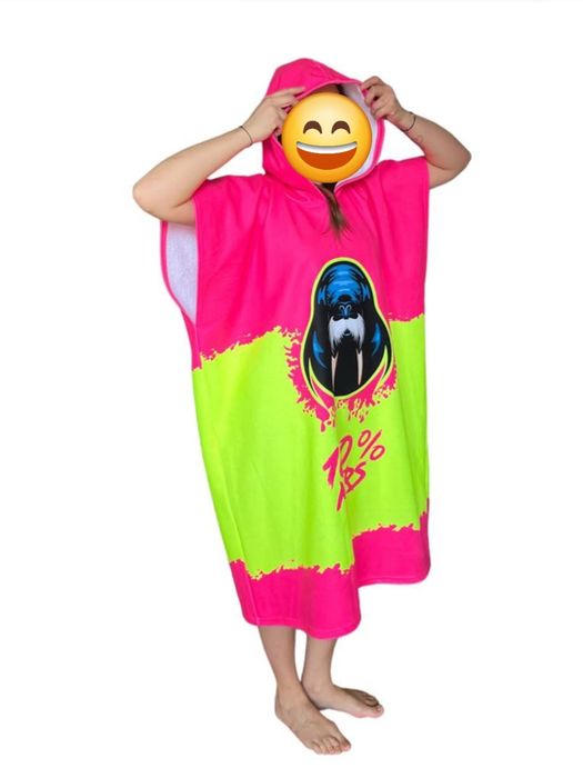 Ponczo poncho morsowanie