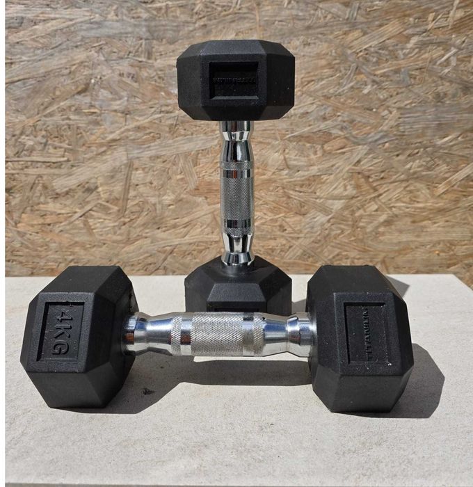 Haltere 4 kg hexagonais novo