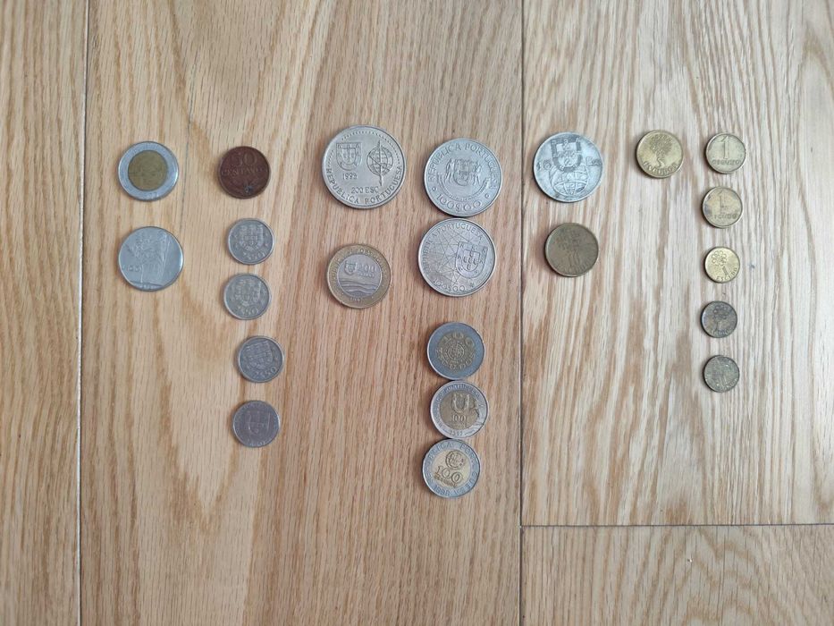 Ancient coin collection – escudo + foreign coins (22 coins)64552460071041120